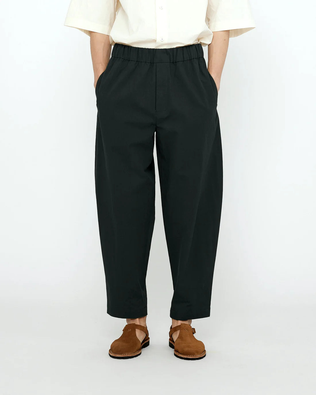 7115 by Szeki Elastic Waist Trouser: Cotton Edition