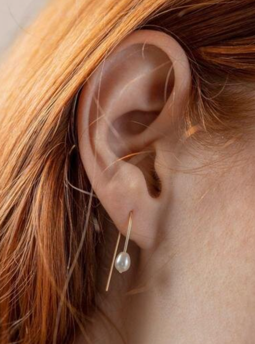 Laura Estrada Lira Threaders Earrings