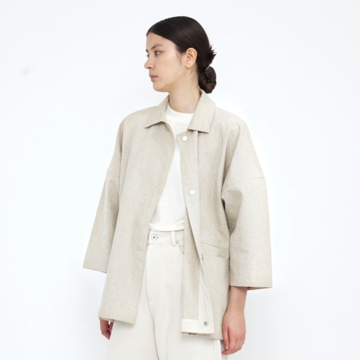 7115 by Szeki Pockets Chore Coat