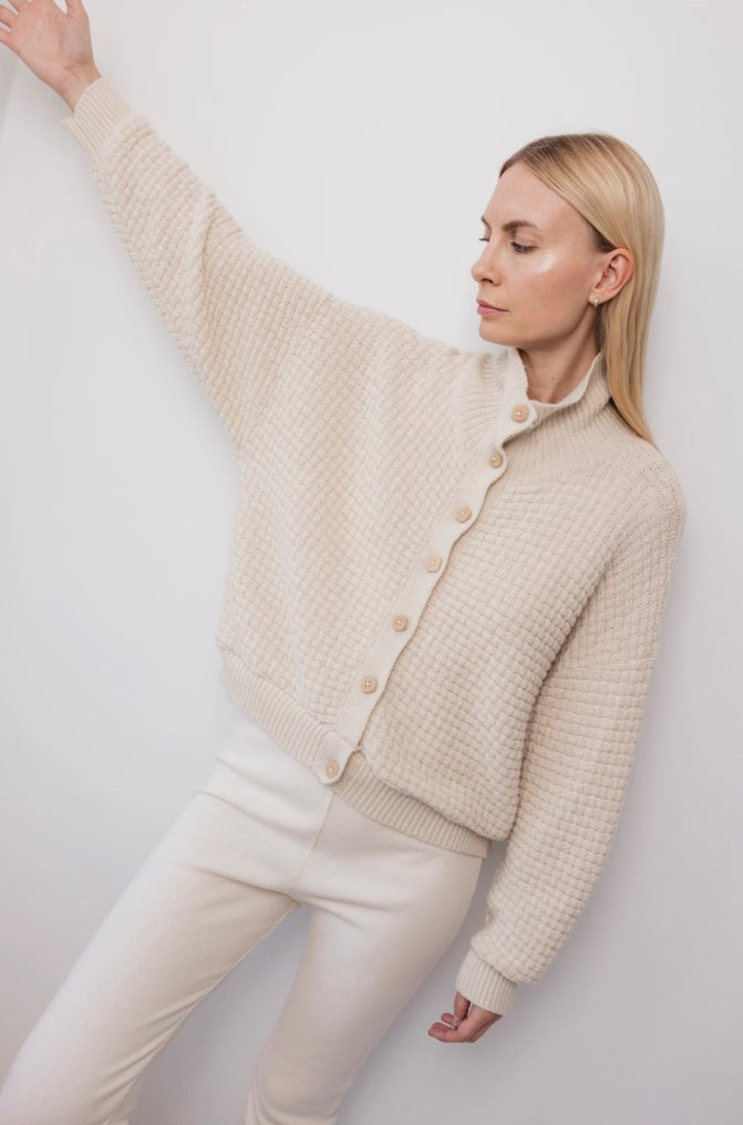 Wol Hide Lattice Cardigan