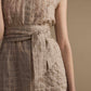 June Dress in Cotton Window Pane