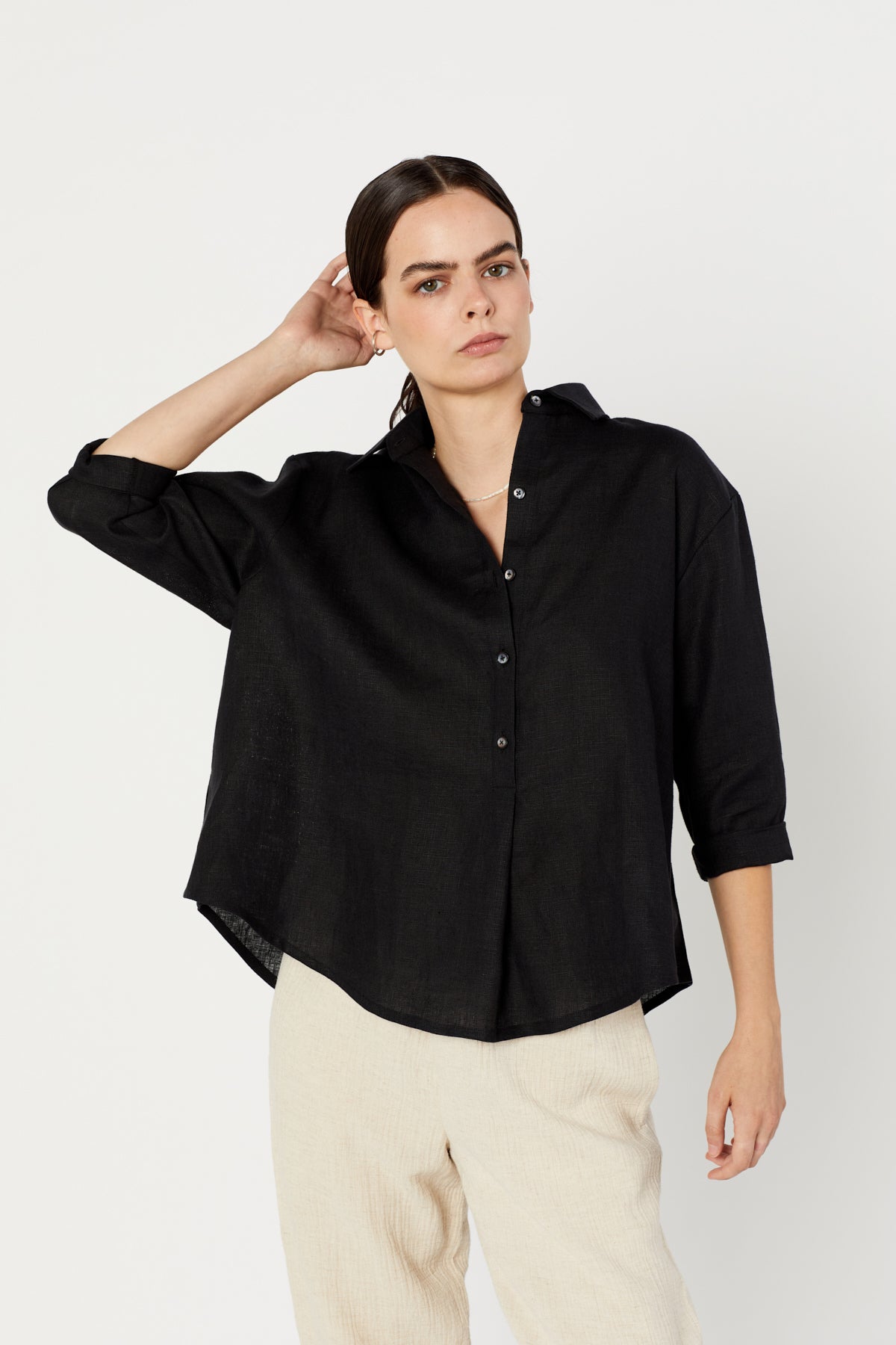 Alison Pop-over Blouse