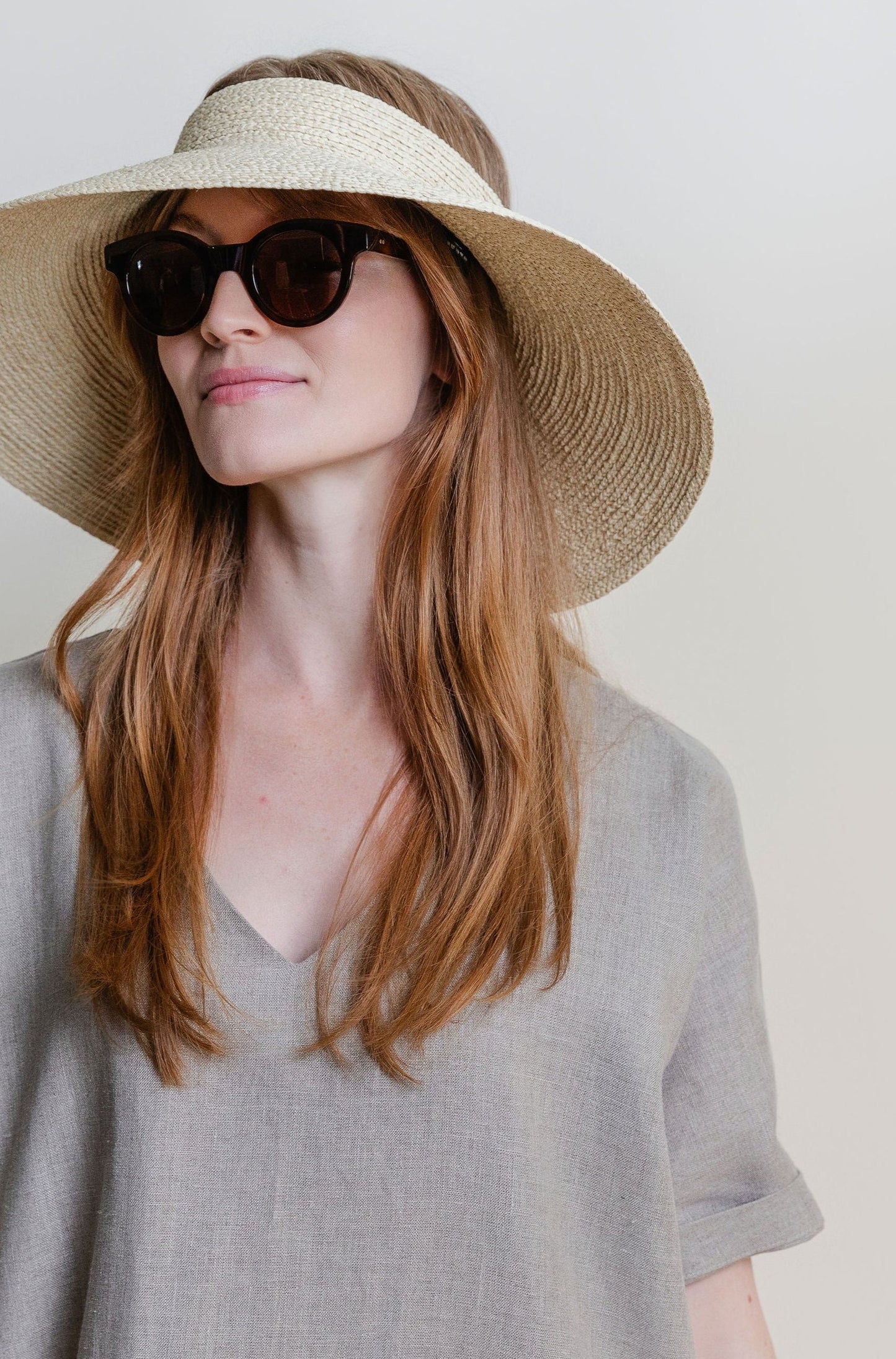Janessa Leone Birdie Visor Hat