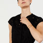 June Dress in Cotton Eyelet
