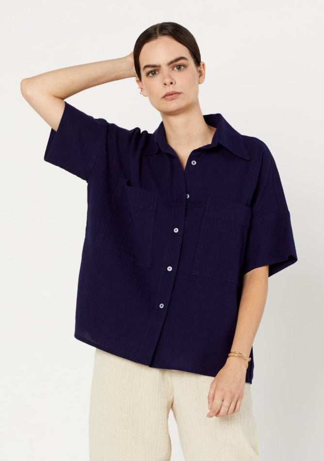 Kass Blouse in Cotton Yoryu