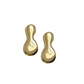 Laura Estrada Soledad Earrings in Brass