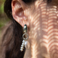 Leili Kasraie Pearl Cluster Earrings