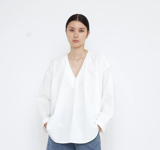 7115 by Szeki V-Neck Cocoon Top