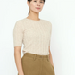 7115 by Szeki Ribbed Short Sleeves