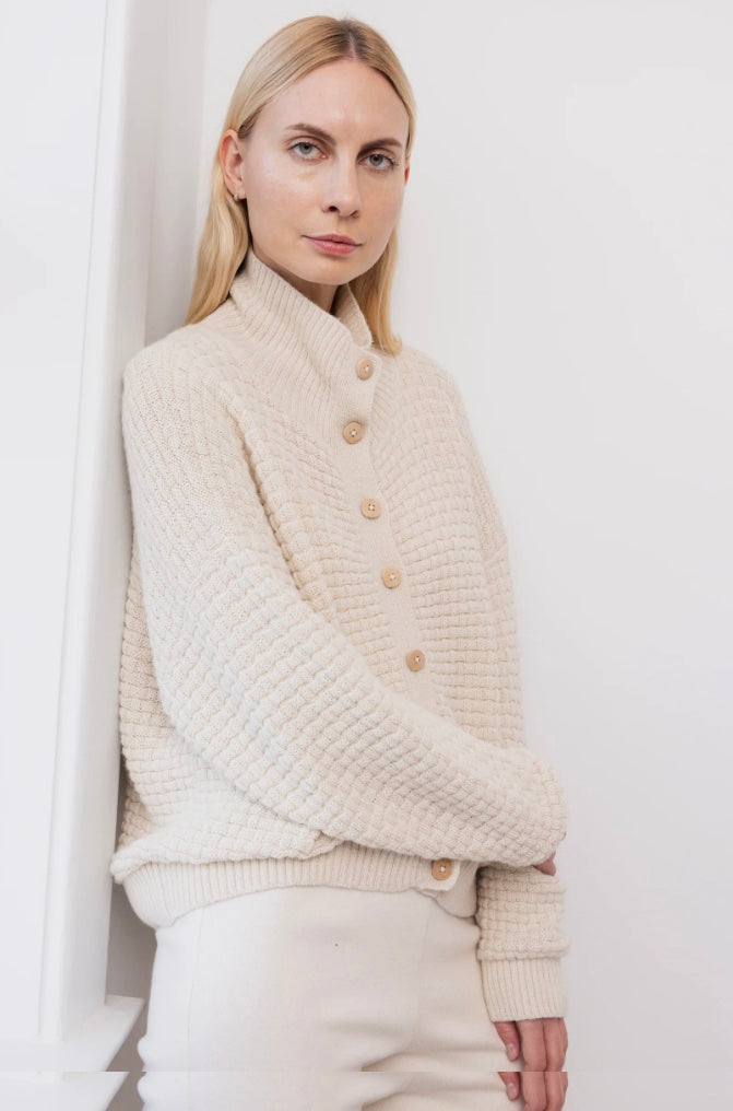 Wol Hide Lattice Cardigan