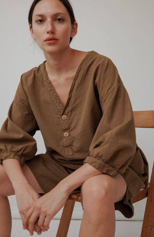 Wol Hide pop-over blouse